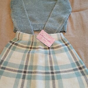 New Tommy Bahamas Set Sweter and Skirt Size 3